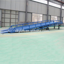 hydraulic yard ramps for loading and unloading container